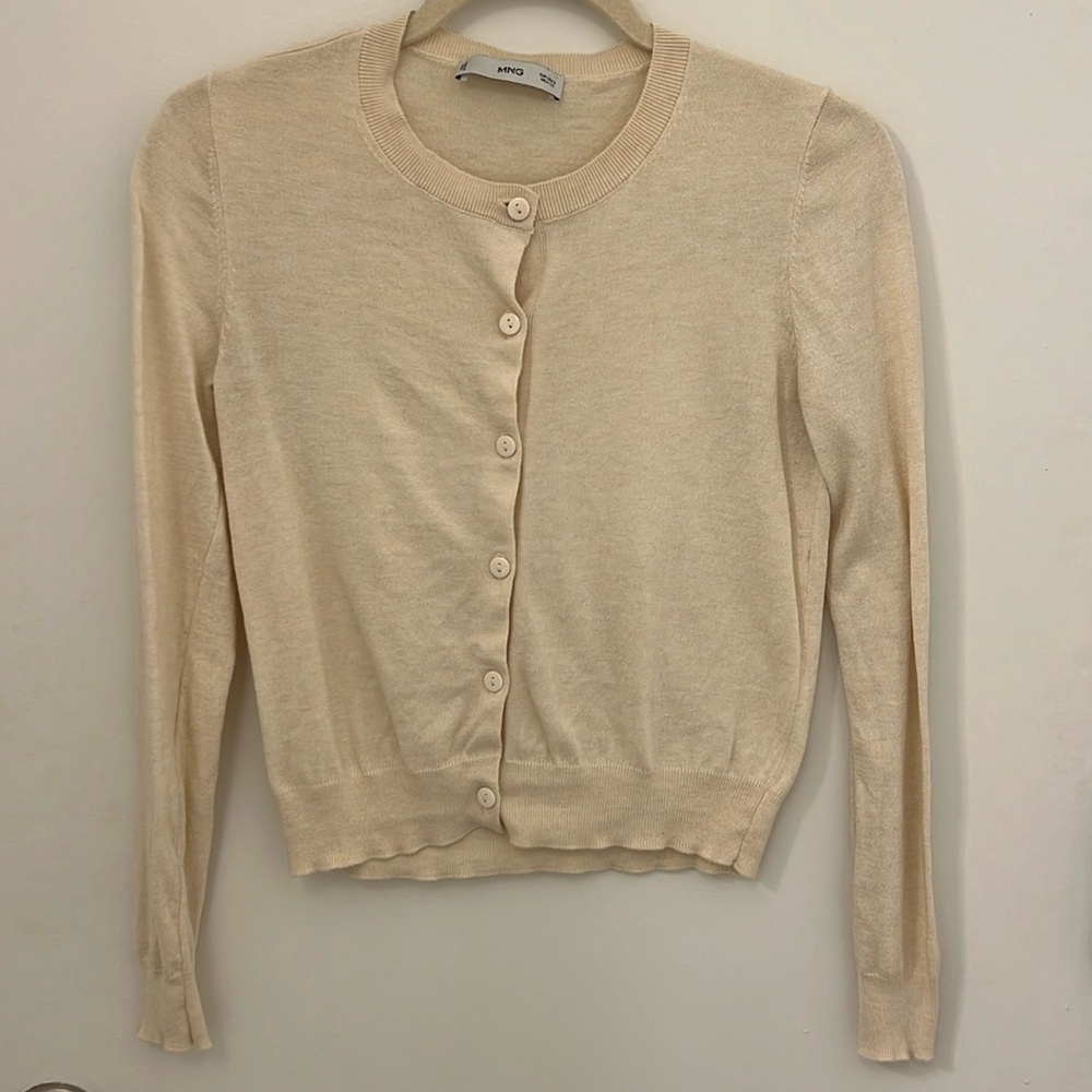 Mango - Cream Cardigan